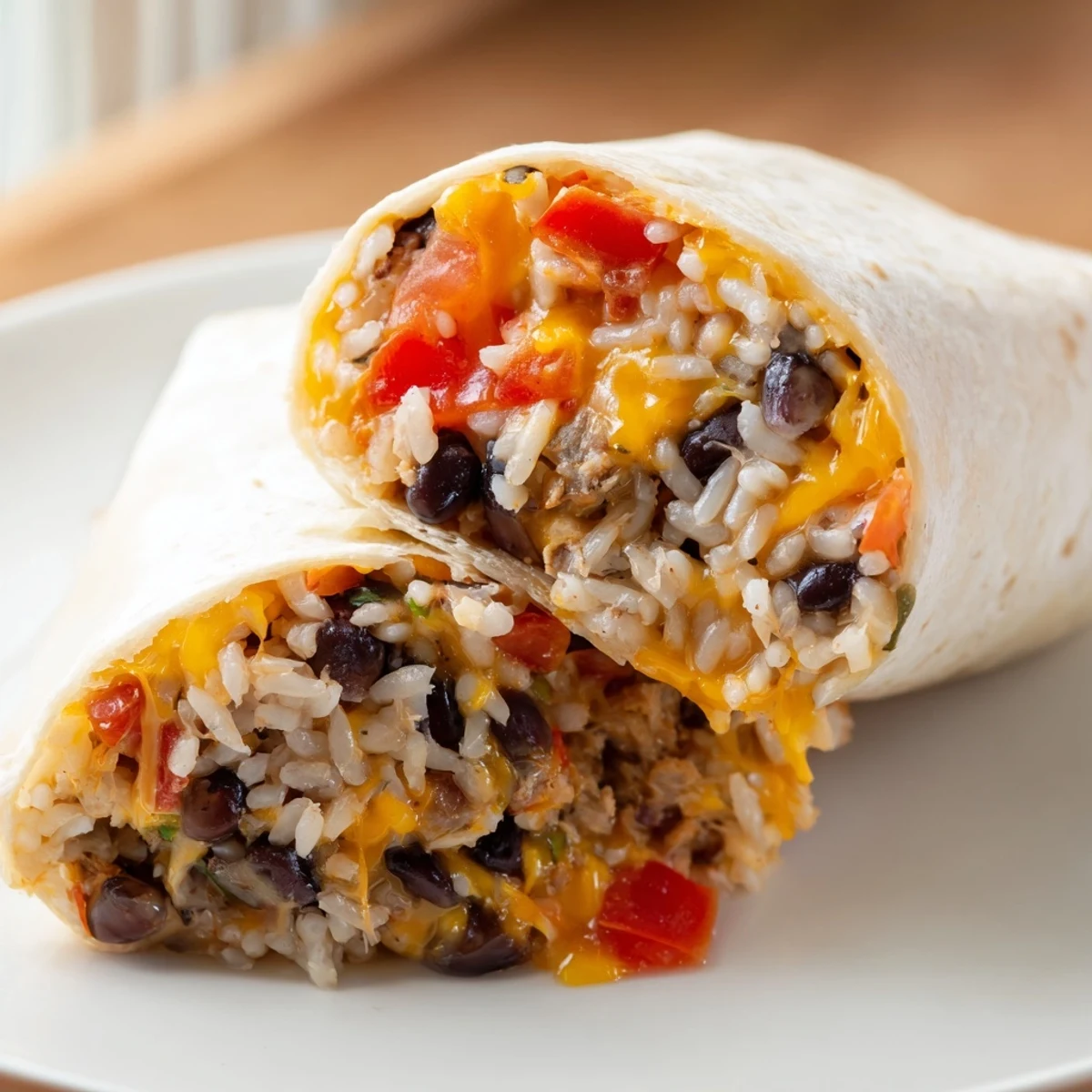 Homemade Freezer-Friendly Burritos, an easy meal-prep recipe, ready to be baked to golden perfection.