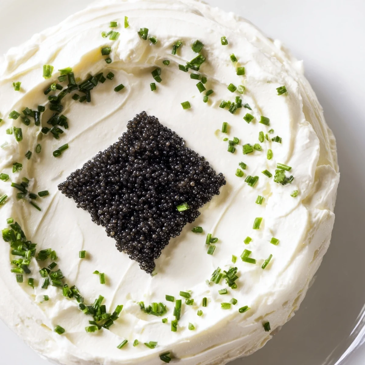 A close-up shot of the elegant Diamond Inlay appetizer, ready to be served on a platter.