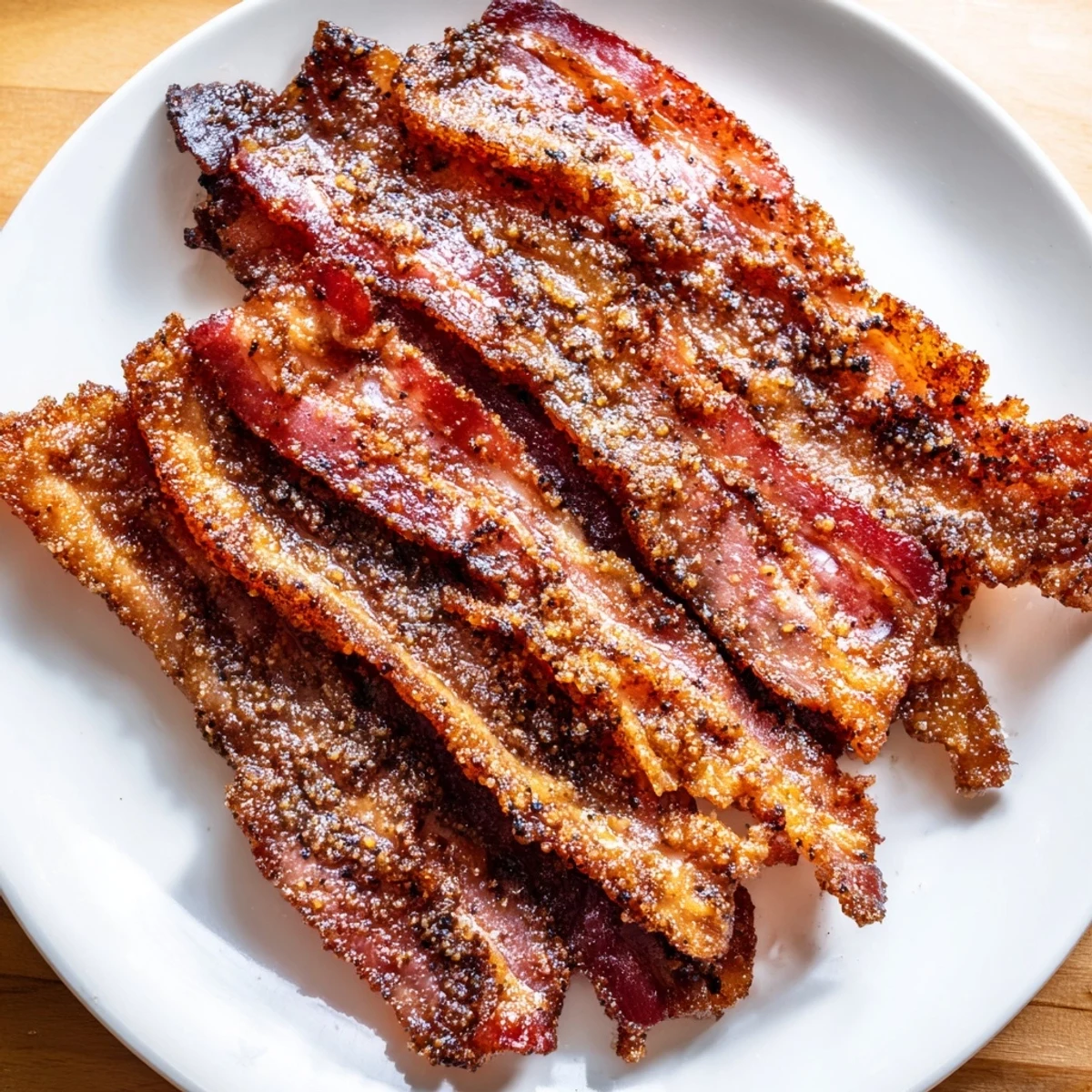 Perfectly cooked Snoop Dogg Billionaire Bacon with a sweet, smoky, and spicy flavor profile ideal for brunch.