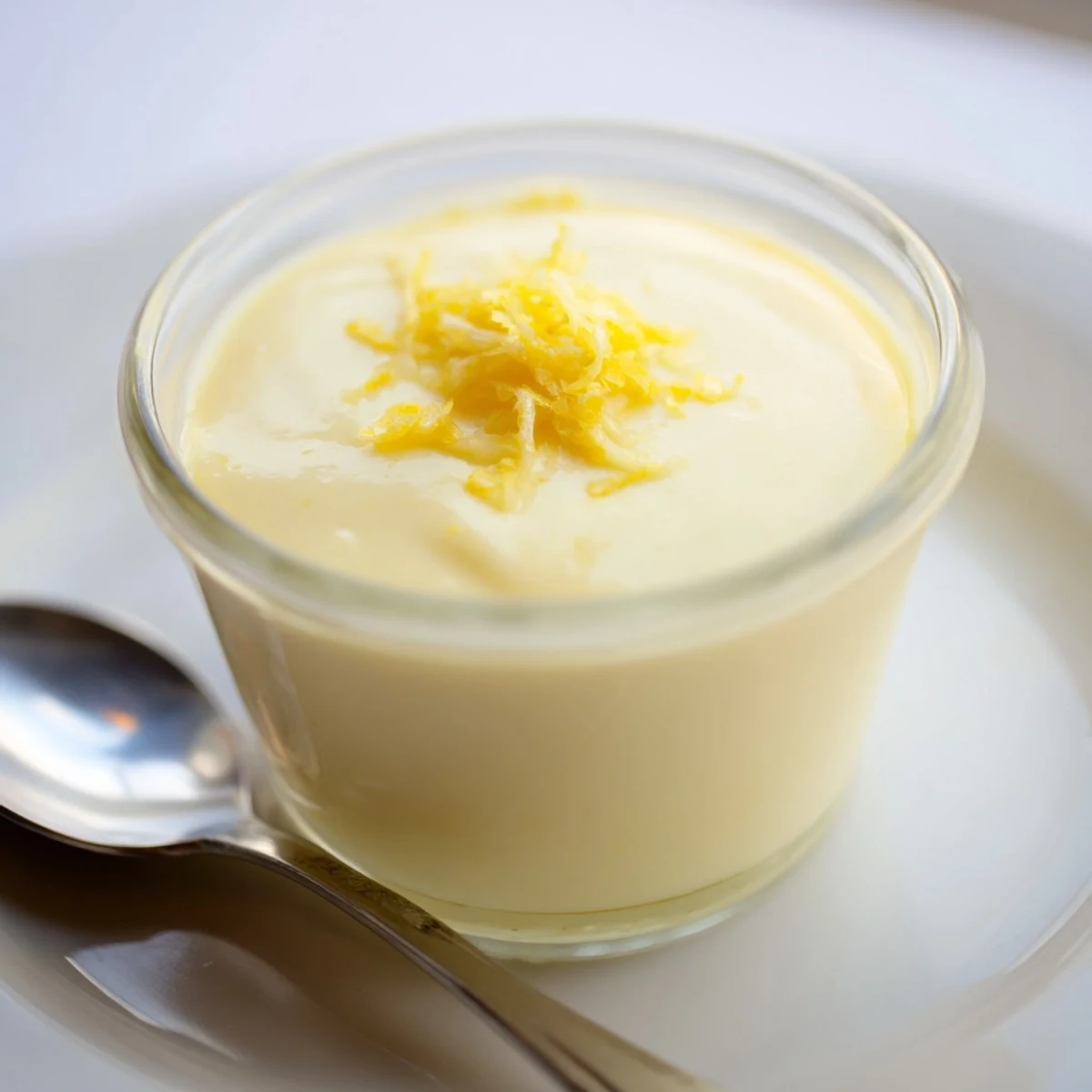 Smooth, creamy 3-Ingredient Lemon Posset—a chilled dessert with a bright, tangy citrus flavor.
