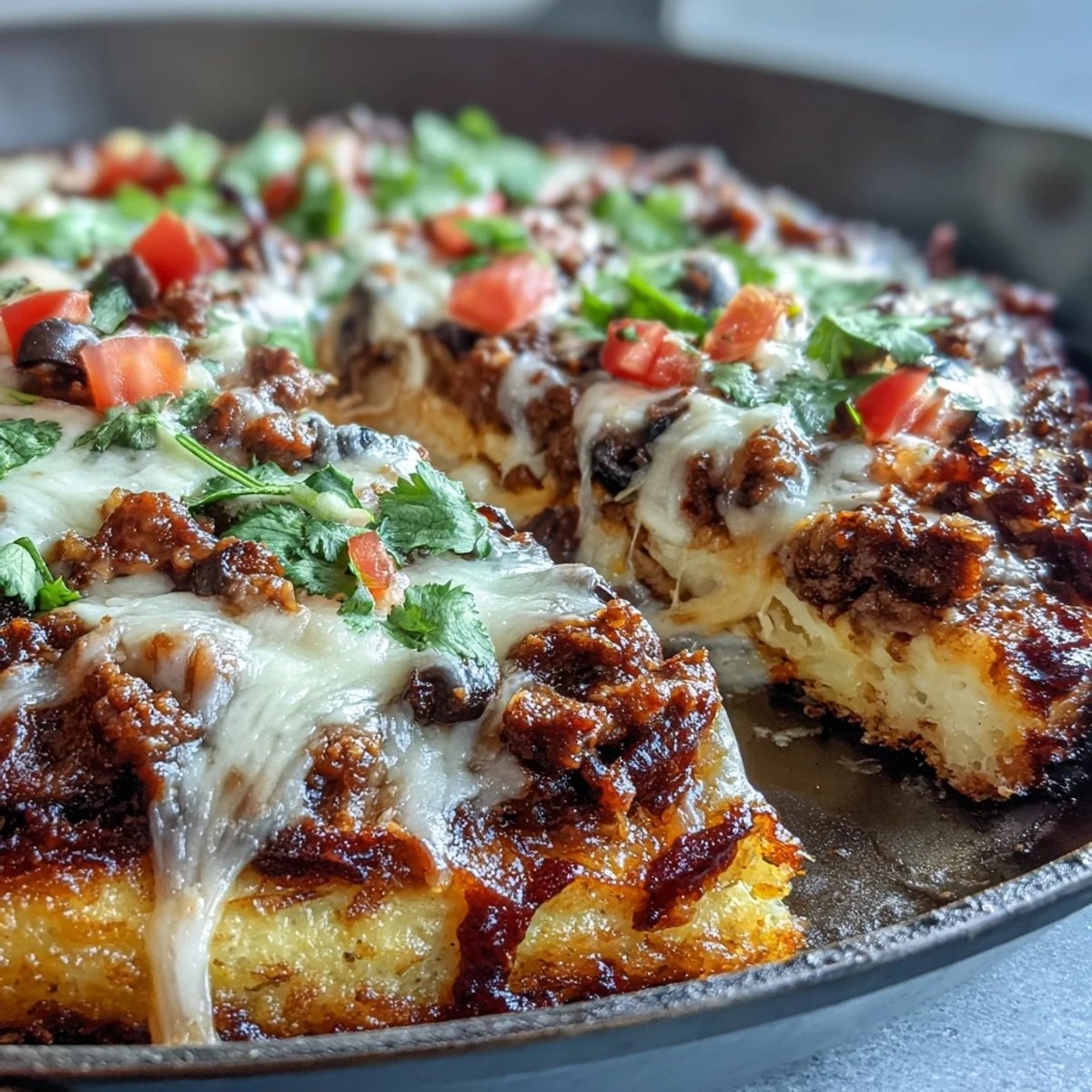 Cheesy Cauliflower Taco Skillet