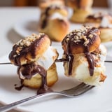Smores Pumpkin Cheesecake Muffin Skewers