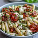 Summer Pasta Caprese Basil