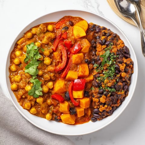 Vibrant single-pan Global Curries showcasing rich flavors from India, Thailand, and the Caribbean.  