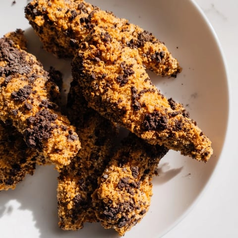 Crispy, golden KFC Oreo Krusher-Inspired Fried Chicken Tenders with a sweet and savory Oreo crust.
