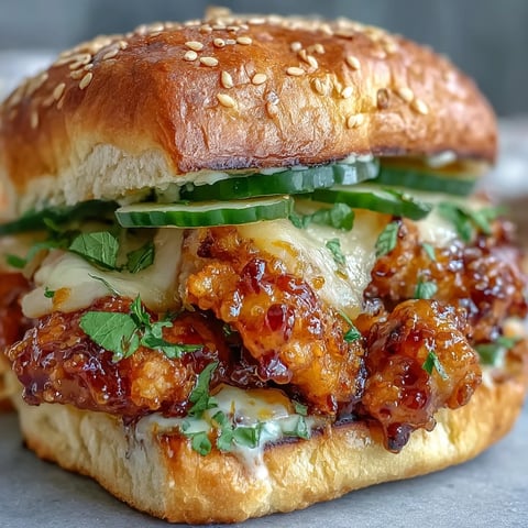 Golden-baked chicken tenders coated in spicy honey butter are layered with melted cheddar and dill pickles inside soft slider buns in this Spicy Honey Butter Chicken Sandwich Bake.