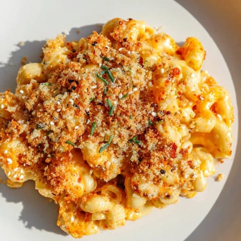 Spicy Kimchi Mac Cheese