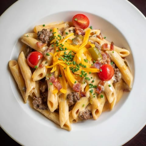Bacon Cheeseburger Pasta Bake