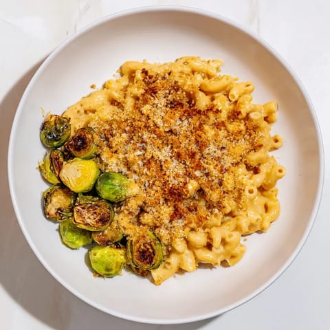 Sheet Pan Mac Cheese Brussels