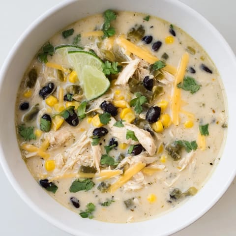 Chicken Poblano creamy soup