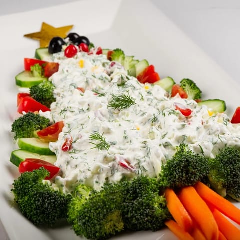 Simplified Christmas Tree Dip