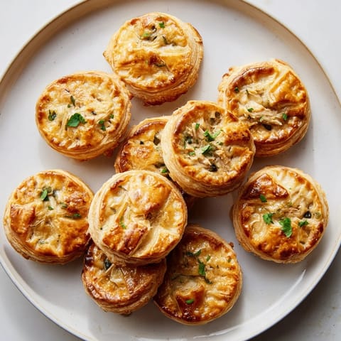 Chicken Piccata Mini Hand Pies
