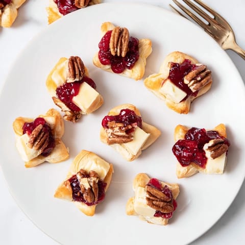 Cranberry Sauce Brie Bites