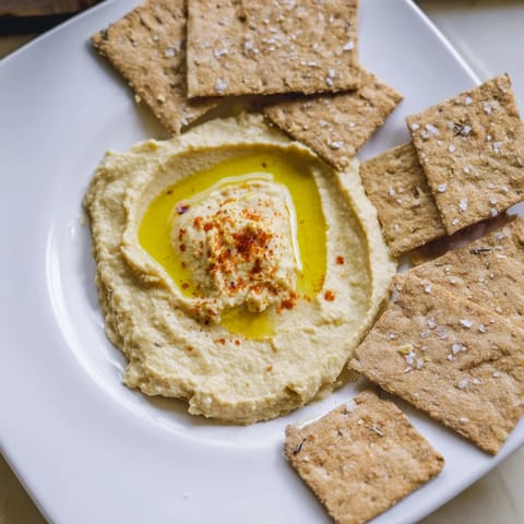 Rosemary Cracker Hummus Duo