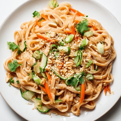 Cold Sesame Noodles Dish