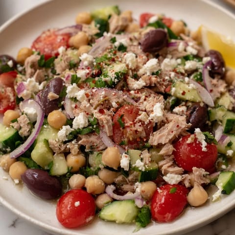 Tuna Chickpea Protein Bowl