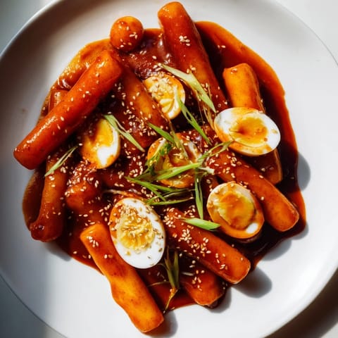 Spicy Chewy Rice Cakes