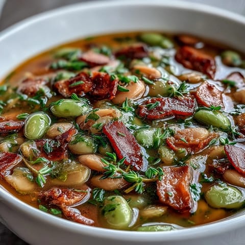 Ham Lima Bean Soup