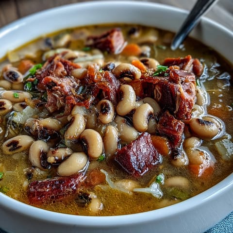 Ham Black-Eyed Pea Soup