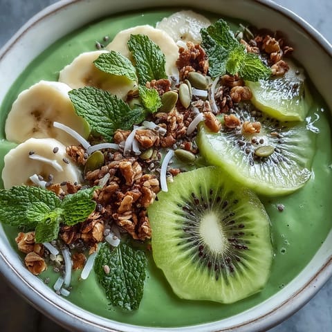 Shamrock Green Smoothie Bowl