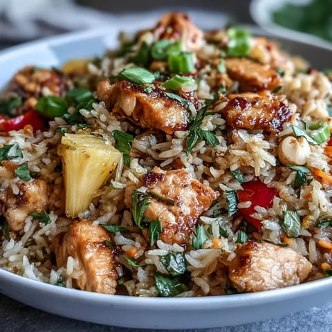Hawaiian Pineapple Chicken Fried
