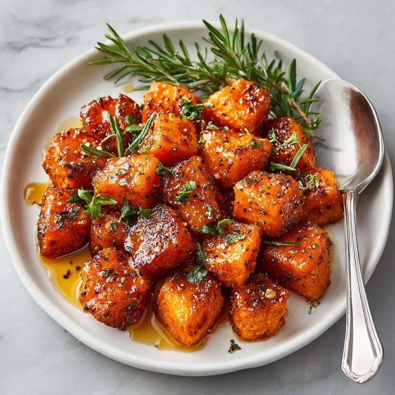 Imagine the aroma: warm, tender Honey Roasted Sweet Potato Bites with cinnamon spice.