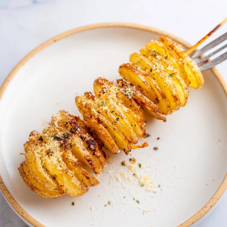 Golden air-fryer tornado potatoes on skewers, perfect for dipping in aioli.