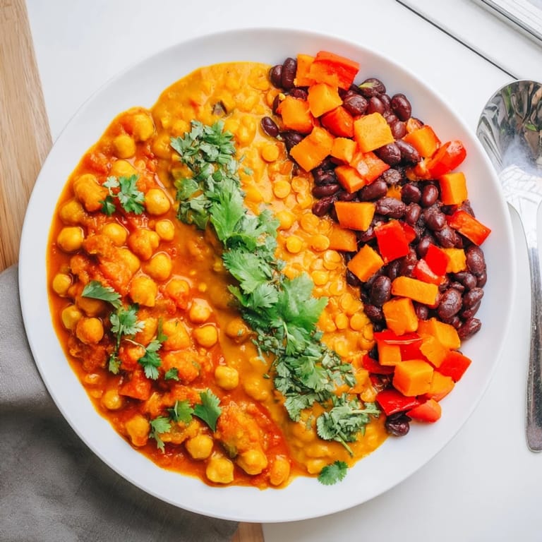 Colorful dishes of easy single-pan Global Curries, perfect for quick weeknight dinners.  