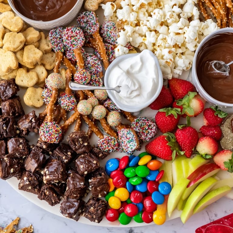 Delicious dessert boards with sweet treats, perfect for festive gatherings or game nights.  