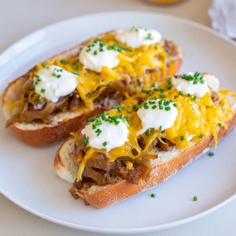 Golden-brown Chili Dog Casserole, showcasing layers of chili, cheese, and sliced hot dogs, baked to perfection.