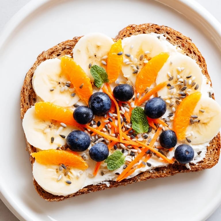 Bright and inviting image of Morning Sun Breakfast Toast, ideal for a nutritious and delicious breakfast.