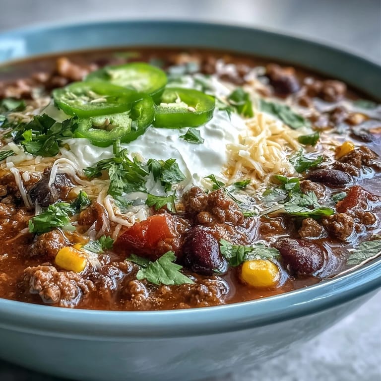 Spicy Taco Soup served with lime wedges and crunchy tortilla chips for dipping on a rustic wooden table.