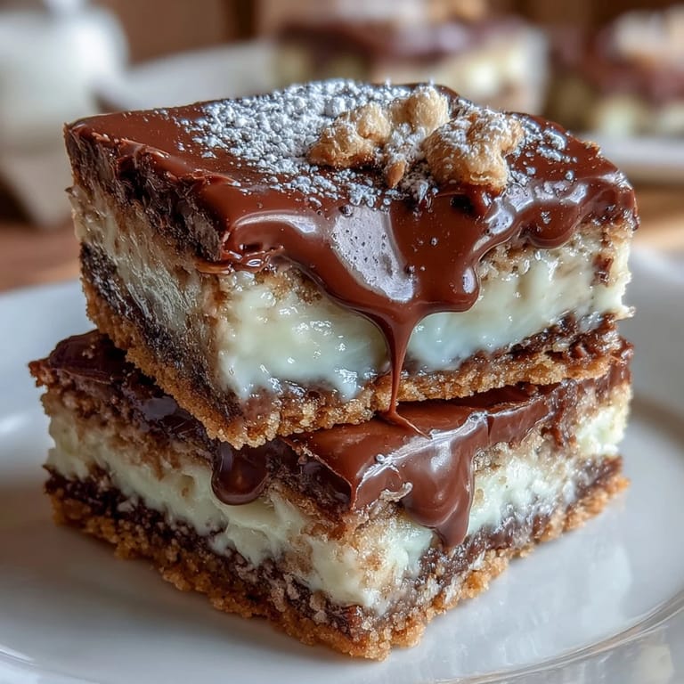 Buttery cookie bars with clotted cream and white chocolate chips, creating a tender and flavorful dessert treat.