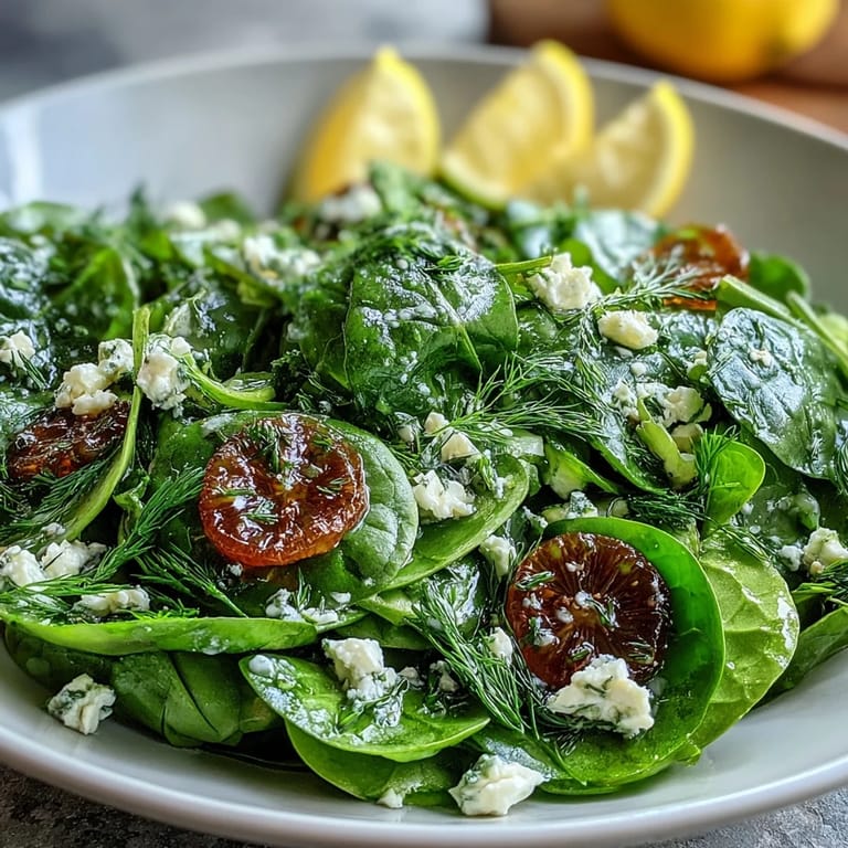 Lemon vinaigrette salad featuring peppery arugula, sliced radishes, and cucumber, garnished with fresh dill and chives for a light, elegant meal.